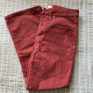 Madewell corduroy cropped pants!